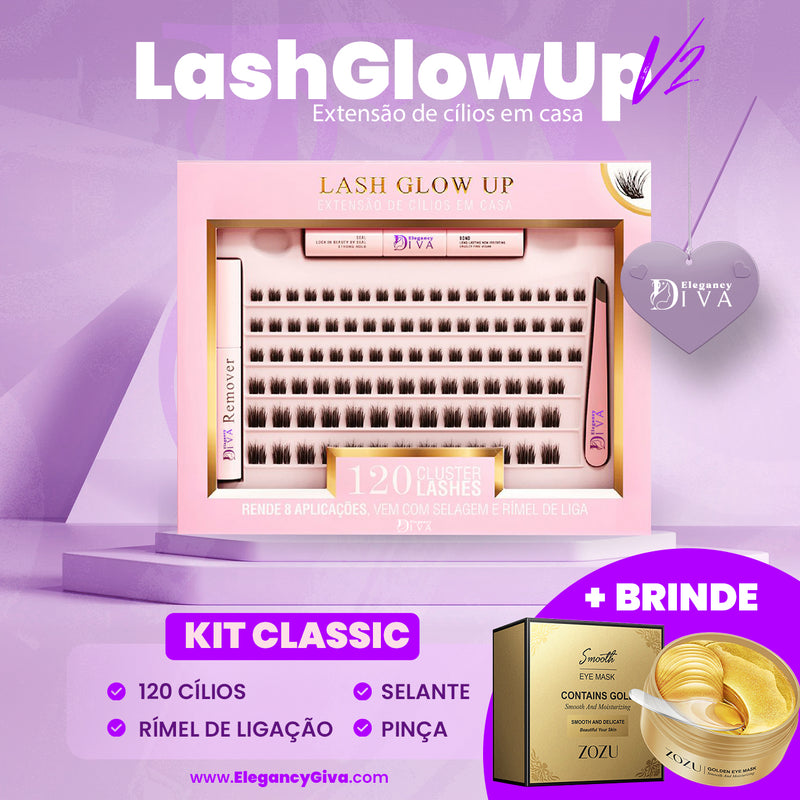 LashGlowUp V2 - Extensão de cílios em casa ED™