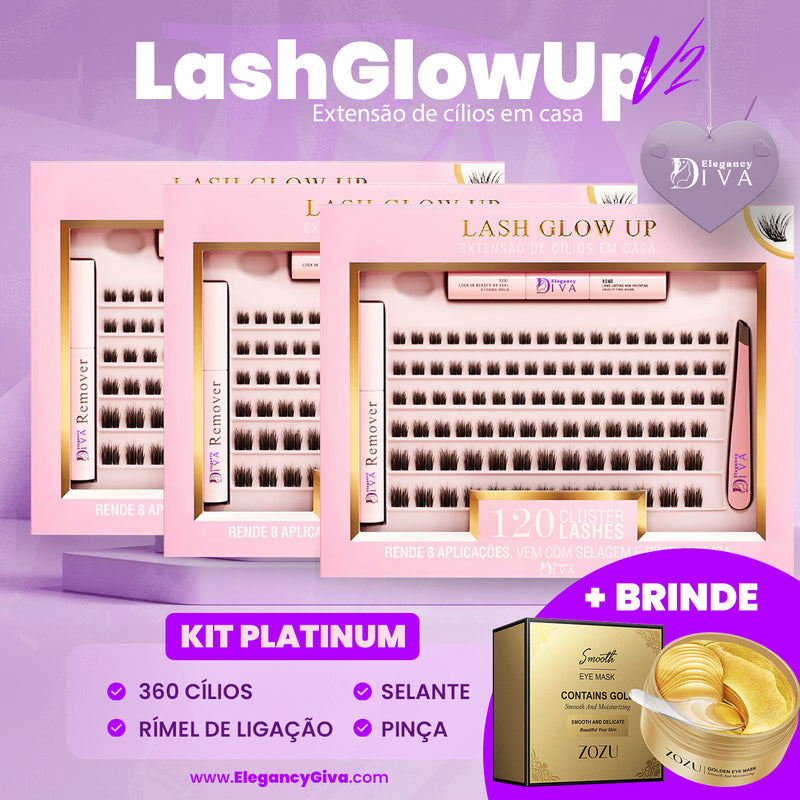 LashGlowUp V2 - Extensão de cílios em casa ED™