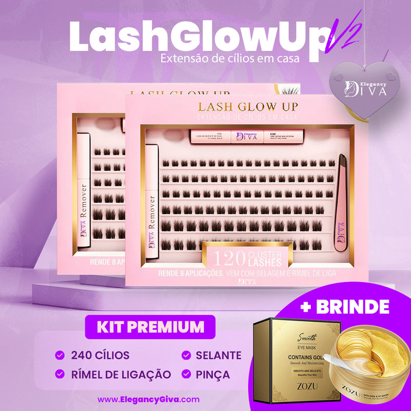 LashGlowUp V2 - Extensão de cílios em casa ED™