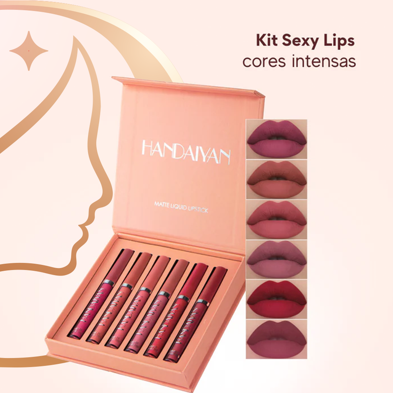 [PAGUE 3, LEVE 6] Kit Batom Seduction Lips ® Deluxe ED™