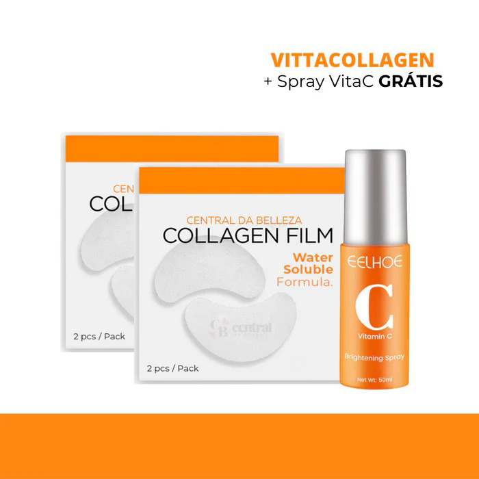 Máscara VittaCollagen para Pálpebra+ Spray VitaC GRÁTIS