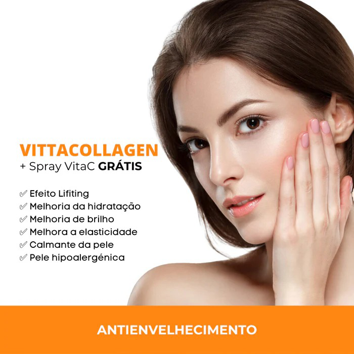 Máscara VittaCollagen para Pálpebra+ Spray VitaC GRÁTIS