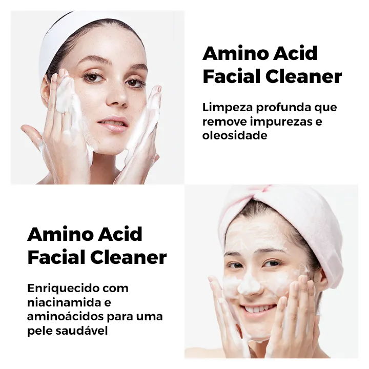 JOMTAM Amino Acid Facial Cleaner - Pureza e Hidratação para Seu Rosto ED™