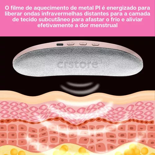 Colli Care - Cinta Massageadora e Térmica para Cólicas ED™