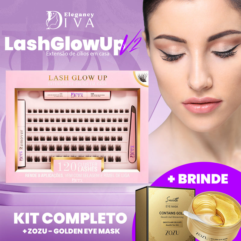 LashGlowUp V2 - Extensão de cílios em casa ED™