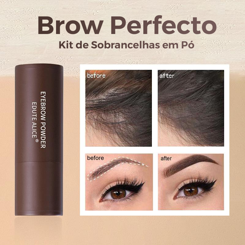 Brow Perfecto - Kit de Sobrancelhas em Pó ED™