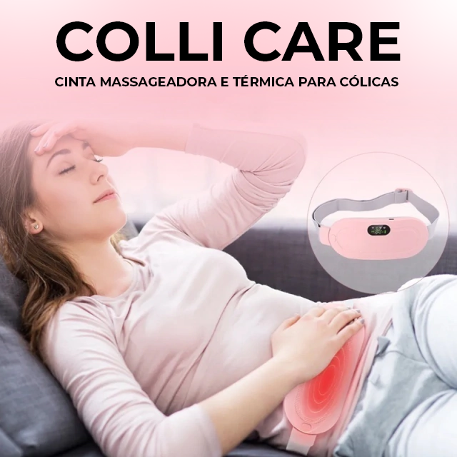 Colli Care - Cinta Massageadora e Térmica para Cólicas ED™