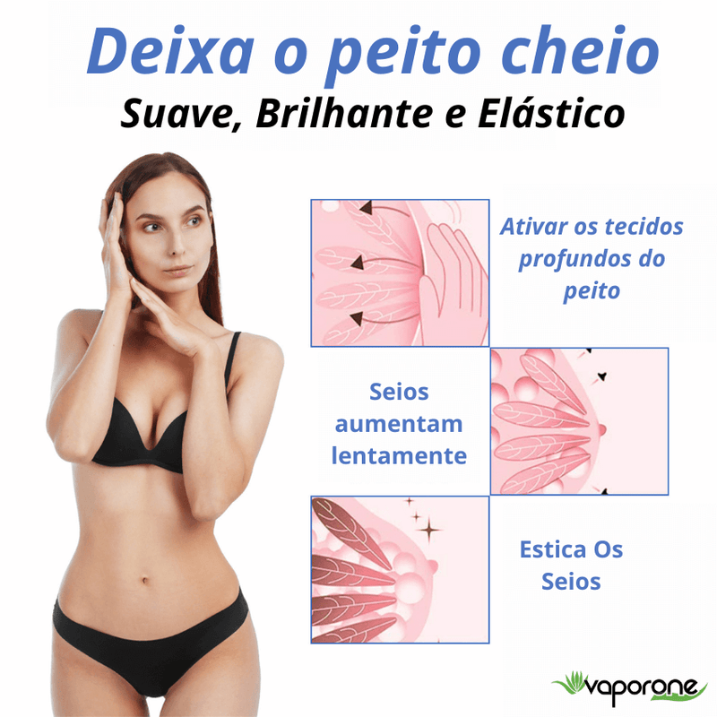 Óleo para crescimento e rejuvenescimento dos seios