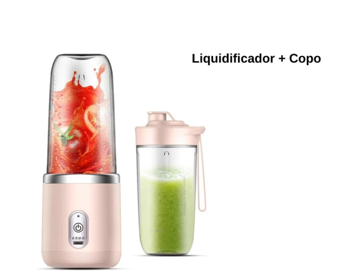 Liquidificador Portátil Ultra Potente - GANHE UM COPO EXTRA GRÁTIS + E-BOOK Sucos e Vitaminas